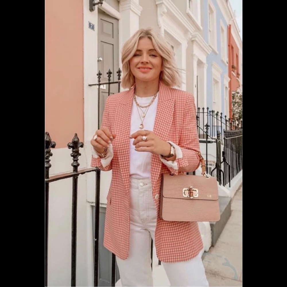 Zara gingham blazer - Picture 2 of 7